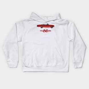 1963 Chevrolet Impala SS Convertible Kids Hoodie